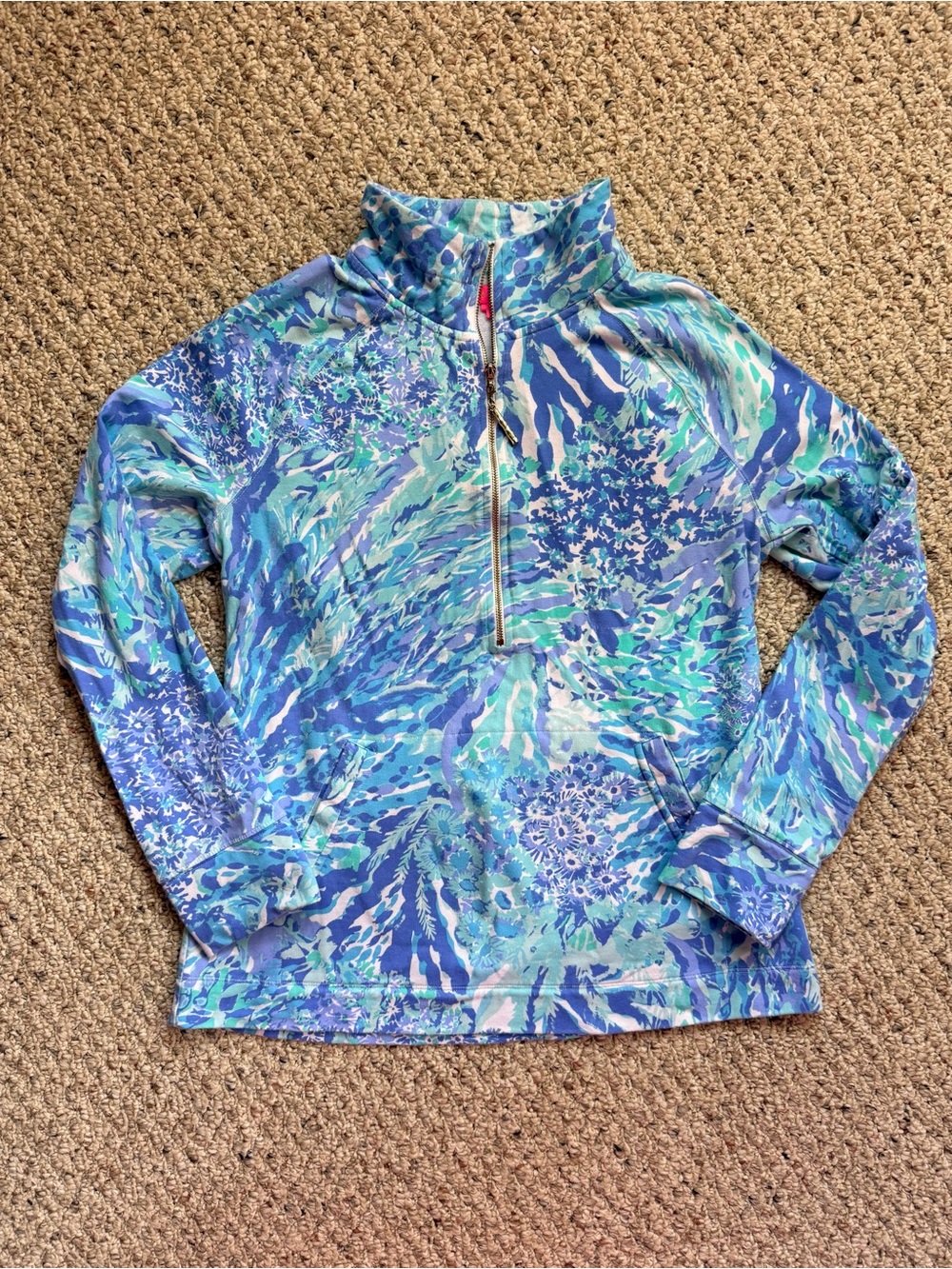 Lilly Pulitzer Skipper Popover Quarter Zip | Size M